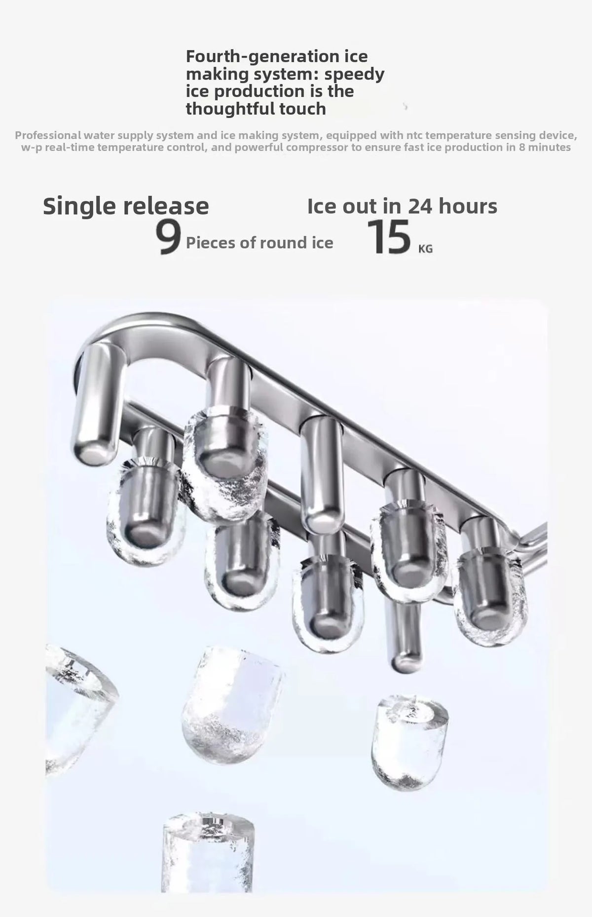 3l Small Ice Maker Mini Block Ice Dormitory