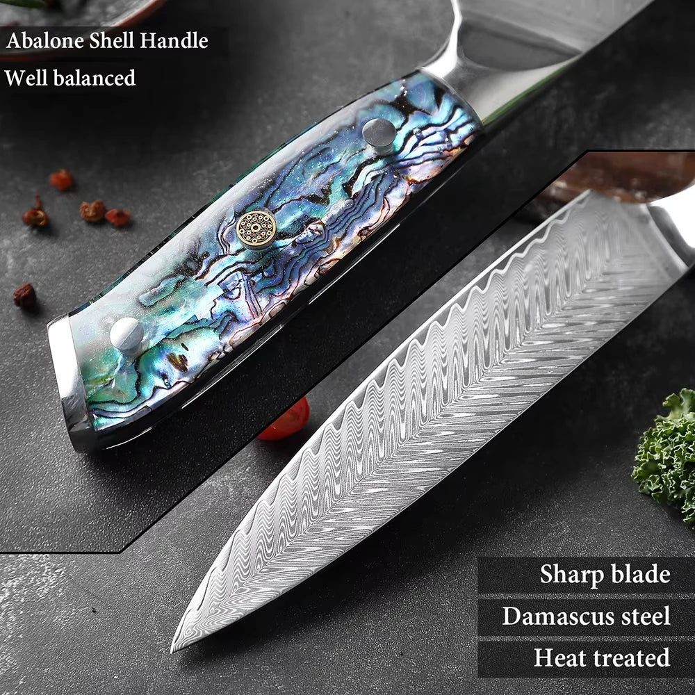 Xituo Damascus Steel Knife 1-5 Chef Knife Japanese