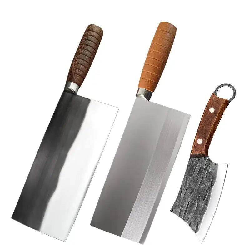Handmade Forged Chinese Cleaver Knife Ultra Sharp Slicing