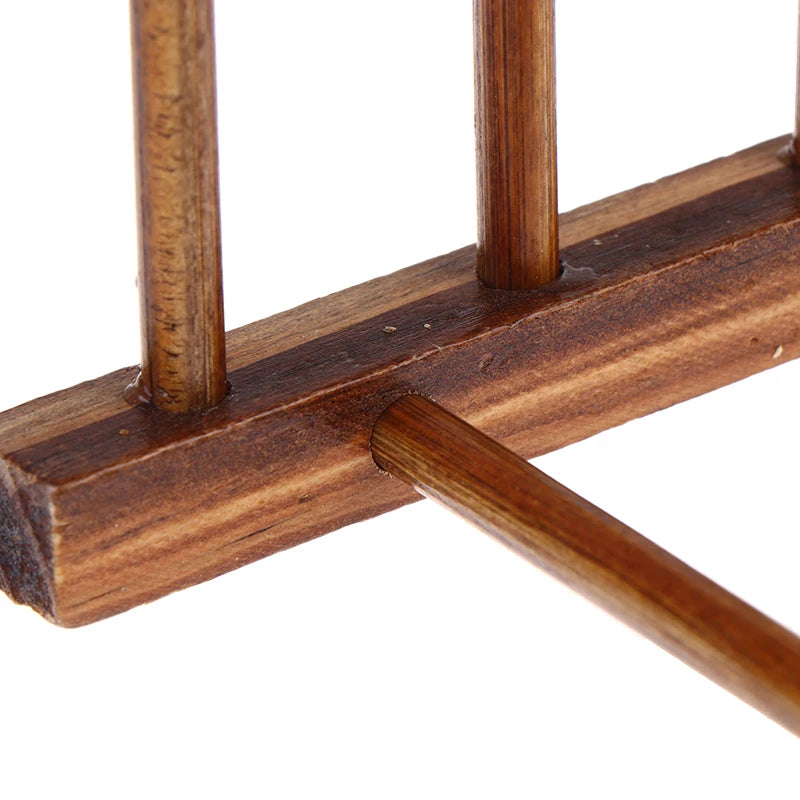 Wooden Dish Drainer Rack Plate Dish Drying Rack