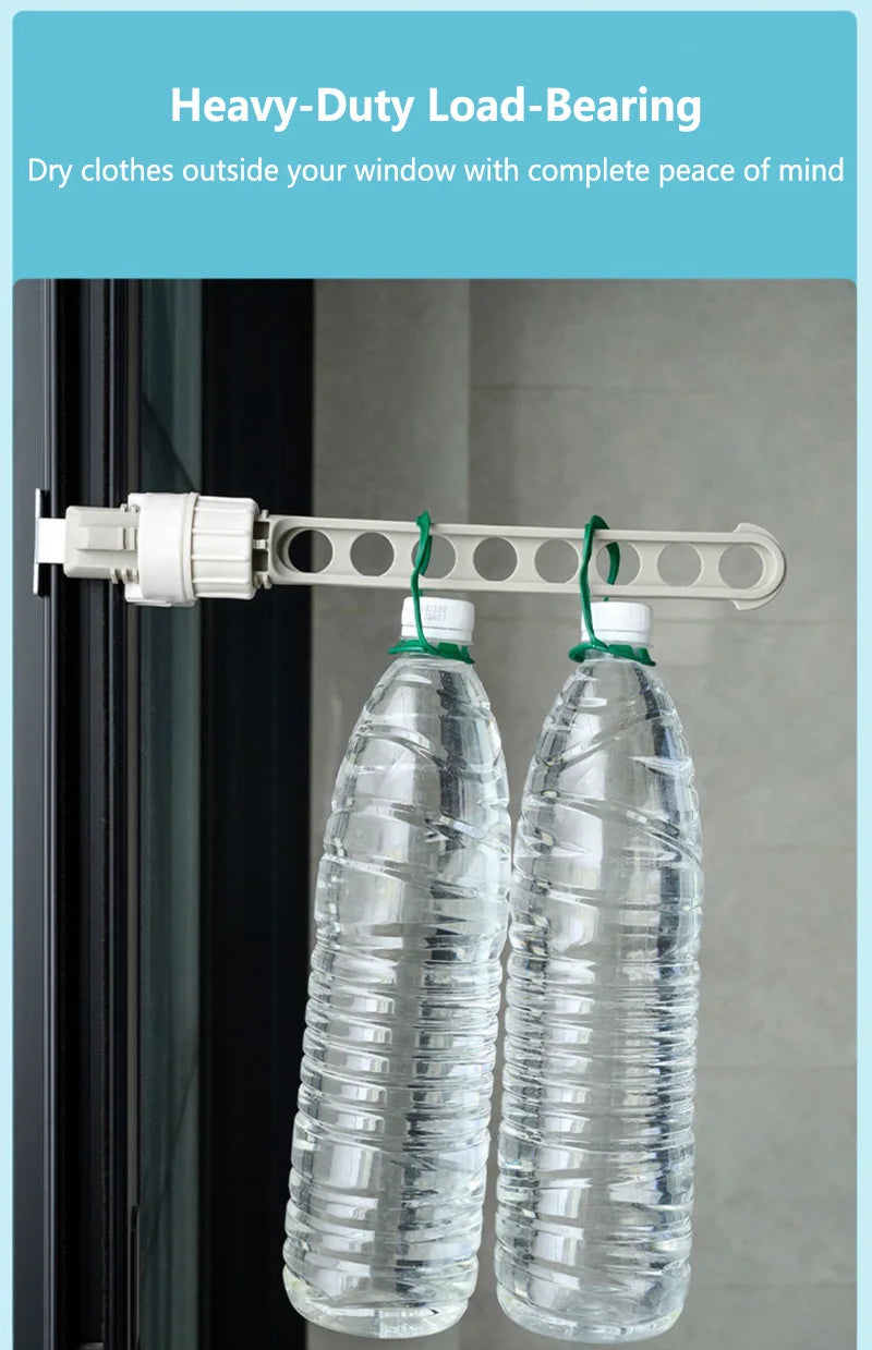 1pcs Travel Clothes Hanger Window Frame Hanging Drying