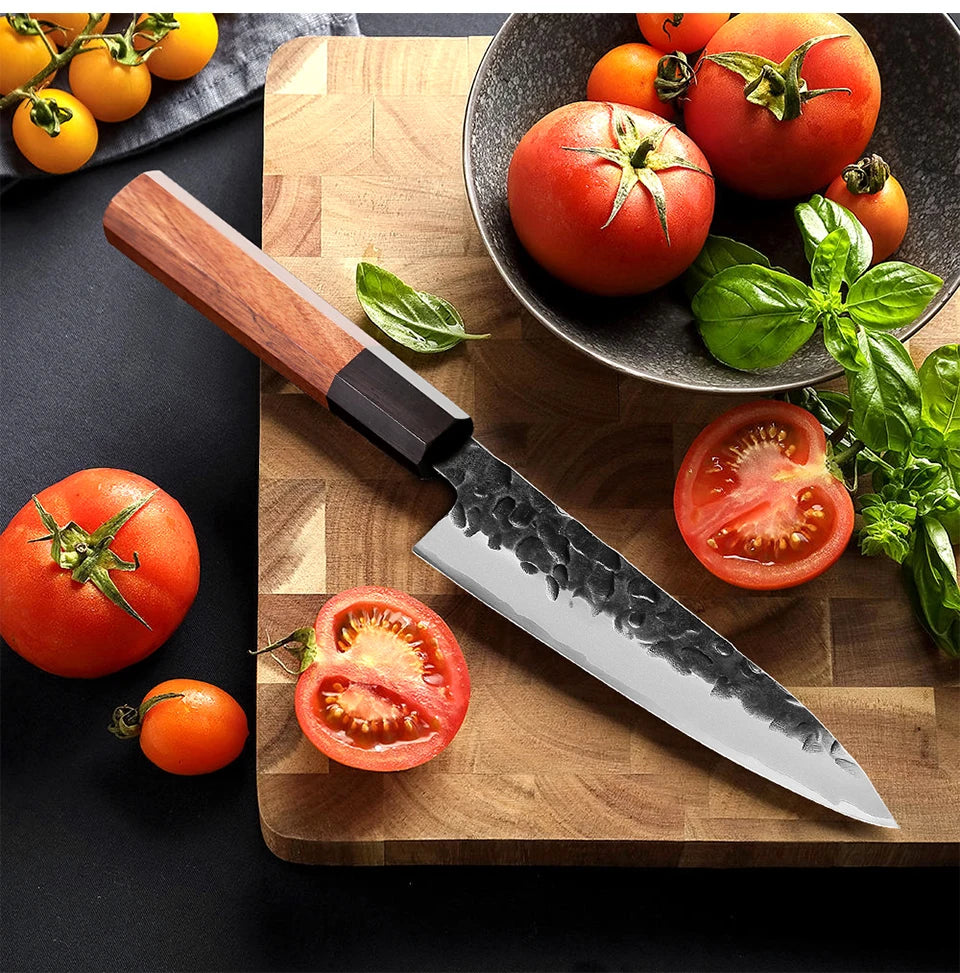 Utility Knife Layer Composite Steel Professional Chef Knives