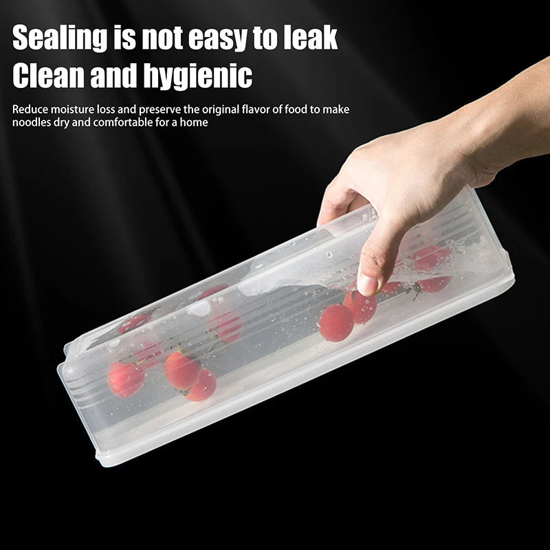 Airtight Plastic Food Storage Containers Lids Pantry Organizer