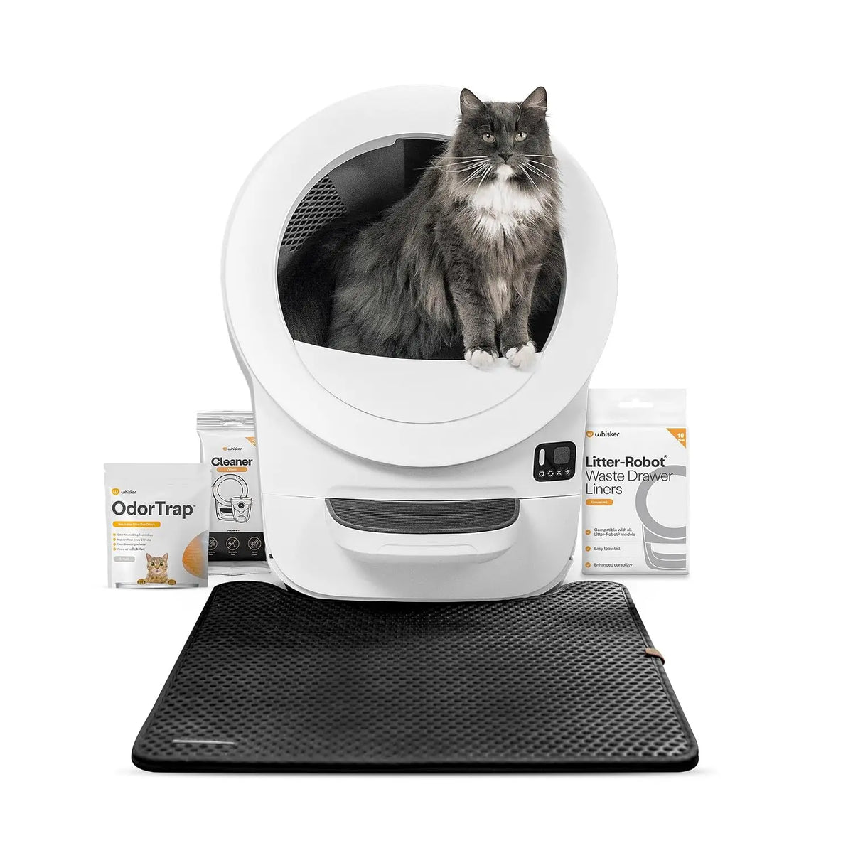 Litter-Robot Evo Bundle By Black - Automatic Self-Cleaning