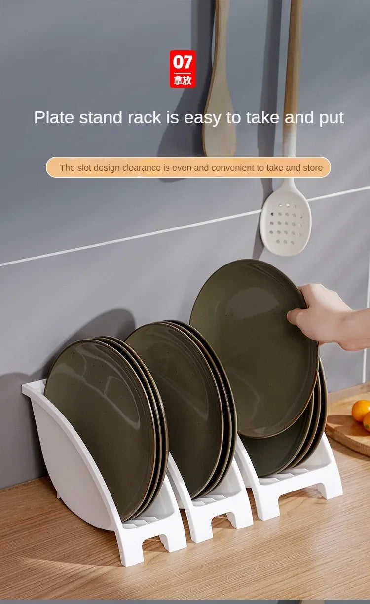 Supplies Dish Drying Holders Organizer Upright Draining Dish