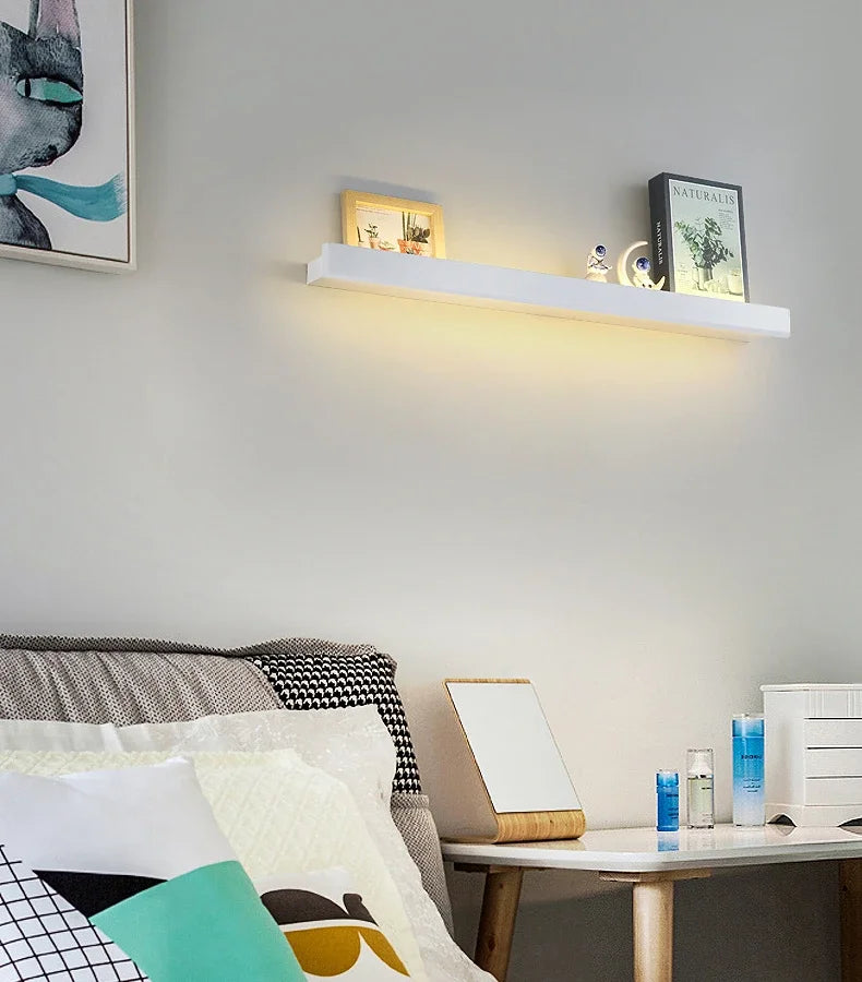 Modern Led Wall Lights Storage Rack Wall Lights