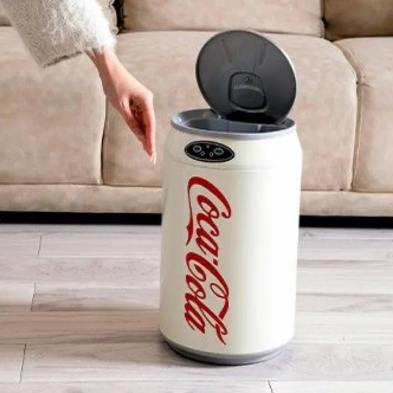 Creative Cola Trash Can Waste Bins Automatic Smart