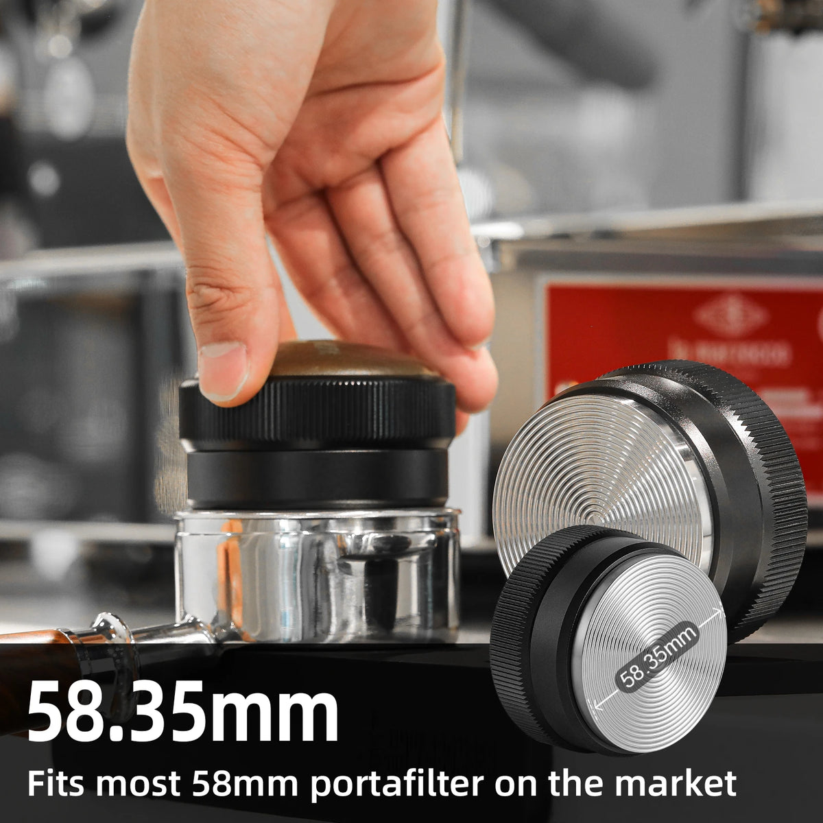 Mhw-3bomber 51/53/58mm Espresso Tamper Coffee Distributor