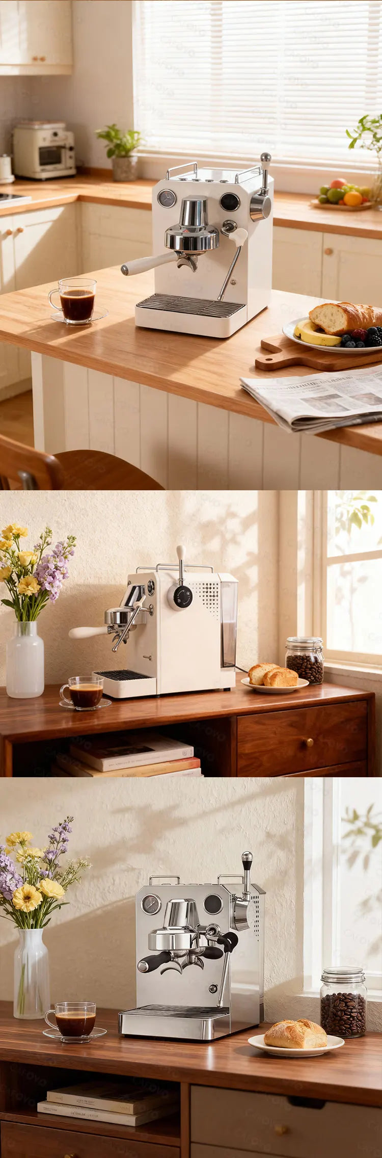 Gemilai Owl Pro3006h Small Semi-Automatic Coffee Machine Freshly
