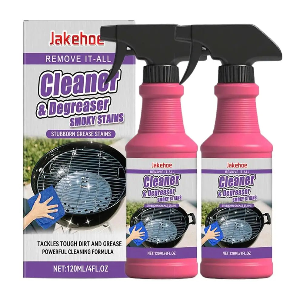 1/2/3pcs Barbecue Grill Cleaner Heavy Duty Grease Degreaser