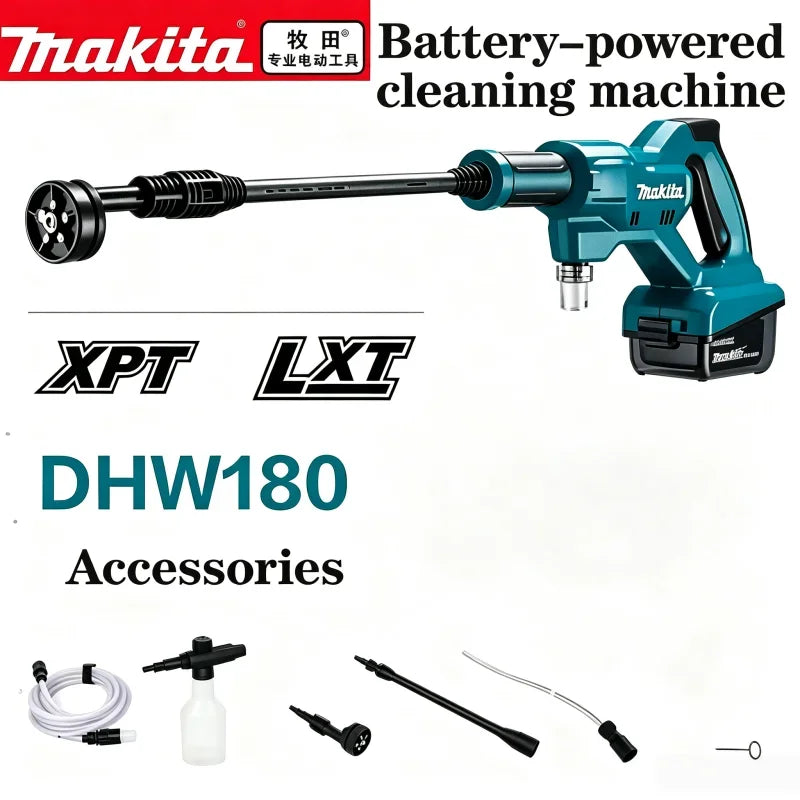 Makita 18v Dhw180 Cordless High Pressure Washing Gun