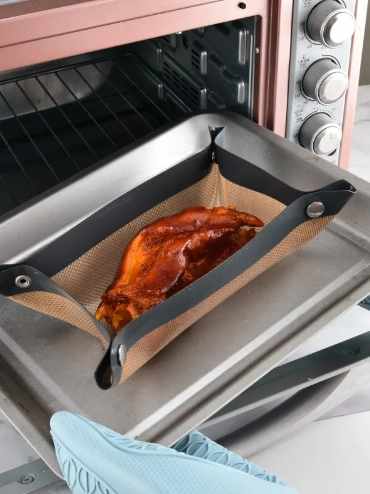 Silicone Baking Mat Button Non-Stick Reusable Heat Resistant