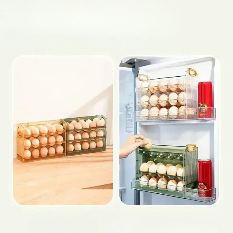 Egg Rack Holder Storage Box Egg Basket Container