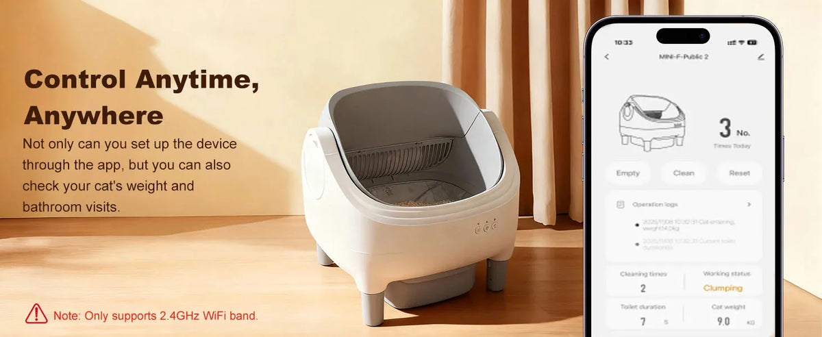 Miaoerduo 75l Self-Cleaning Cat Litter Box App Real-Time