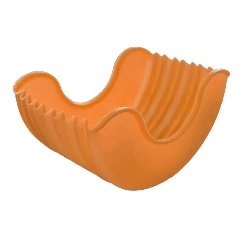 1-4pcs Reusable Burger Rack Useful Silicone Frame Burger