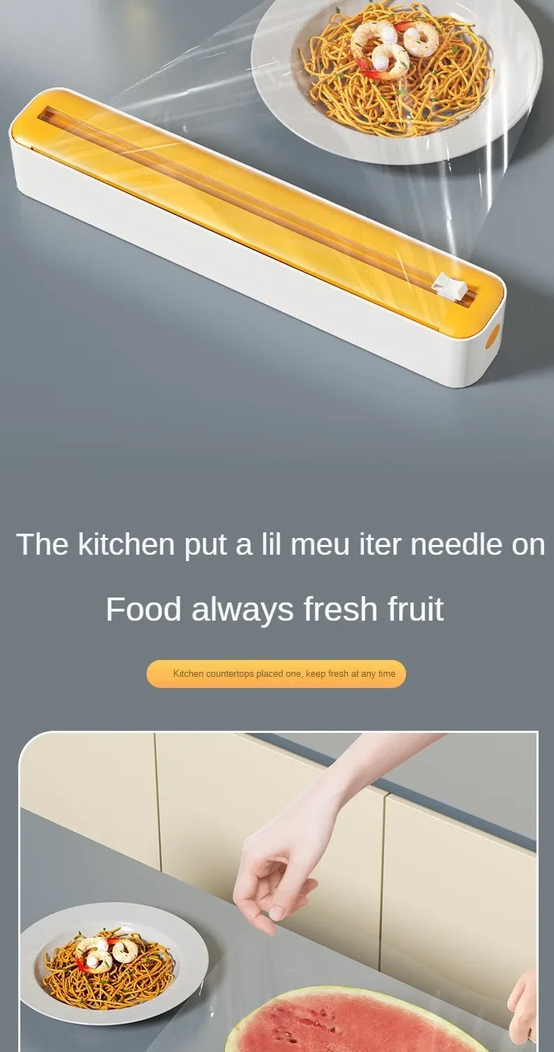 In Food Film Dispenser Wrap Dispenser Cutter Storage