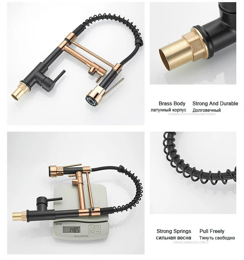 Gegve Faucets Removable Taps Brush Brass Faucet Water