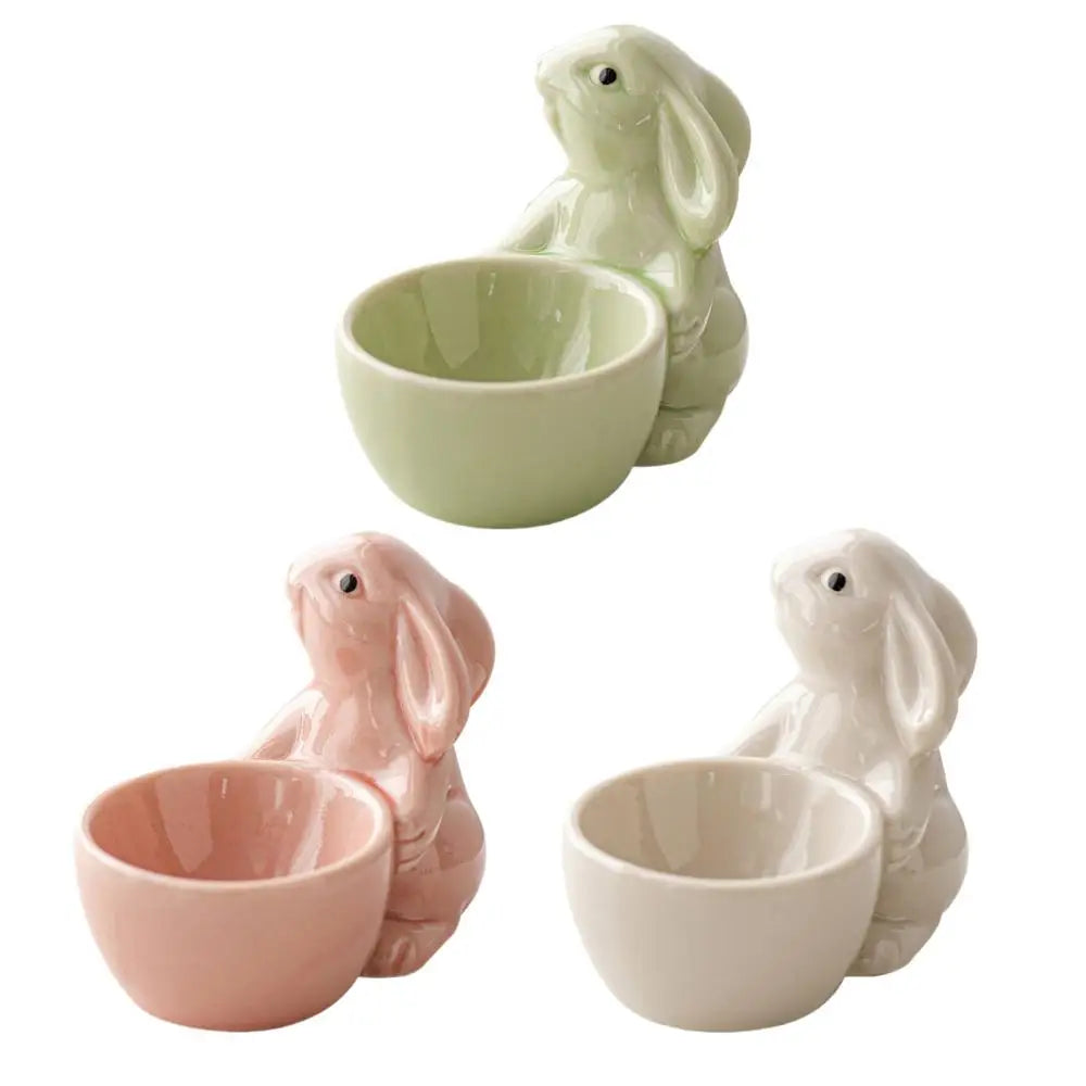 Egg Display Cup Bunny Shape Breakfast Egg Holder