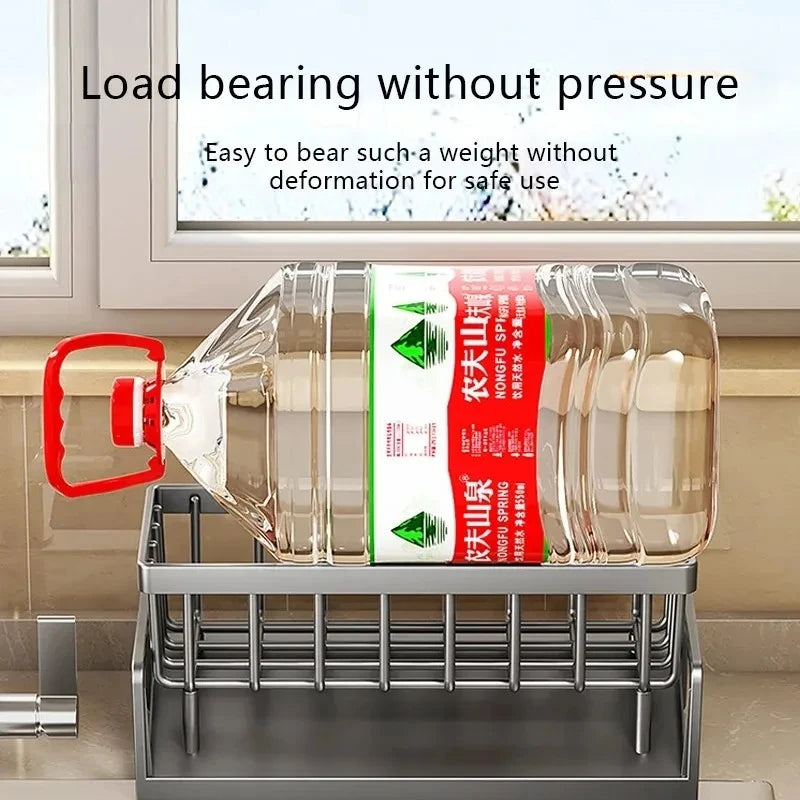 Multi-Functional Sponge Organizer Drainage & Storage Holds Dish