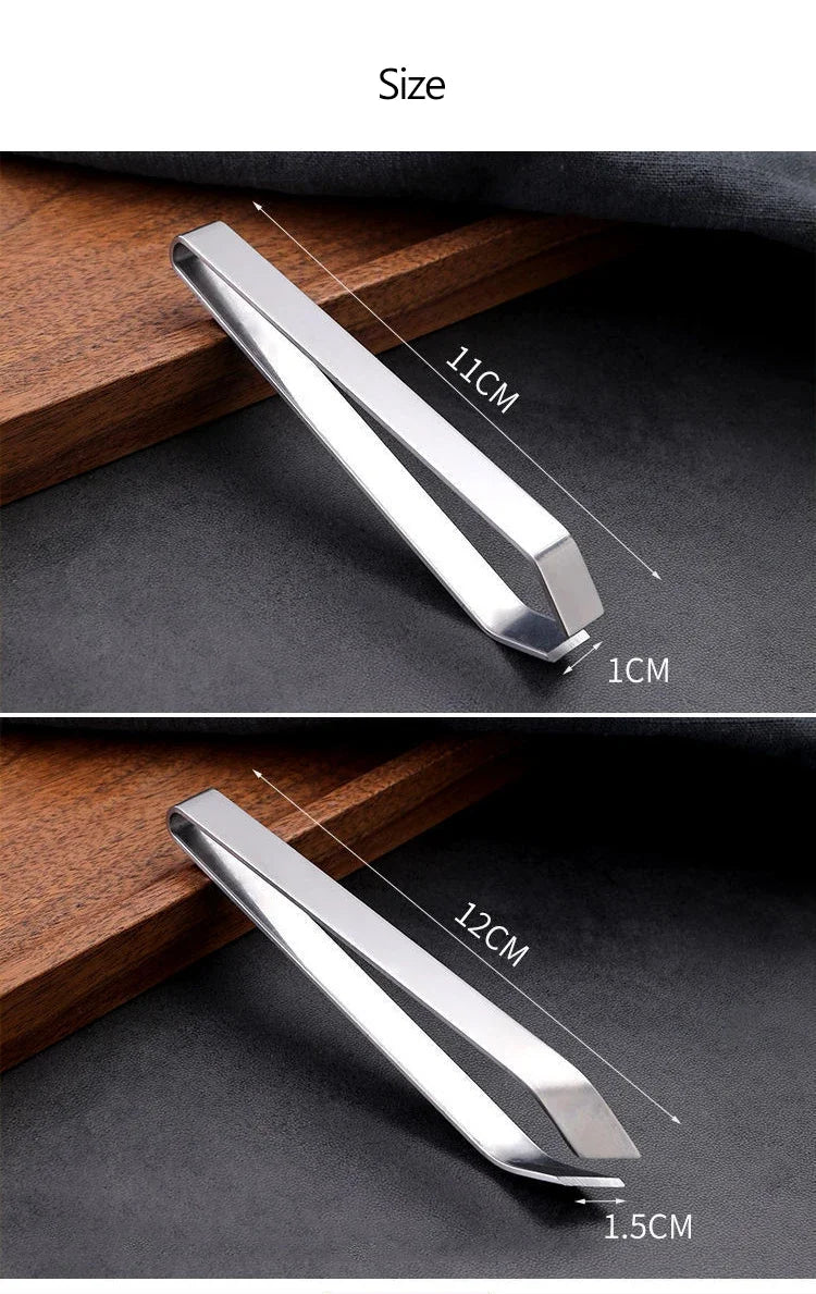 Pc Stainless Steel Fish Bone Tweezers Pincer Clip