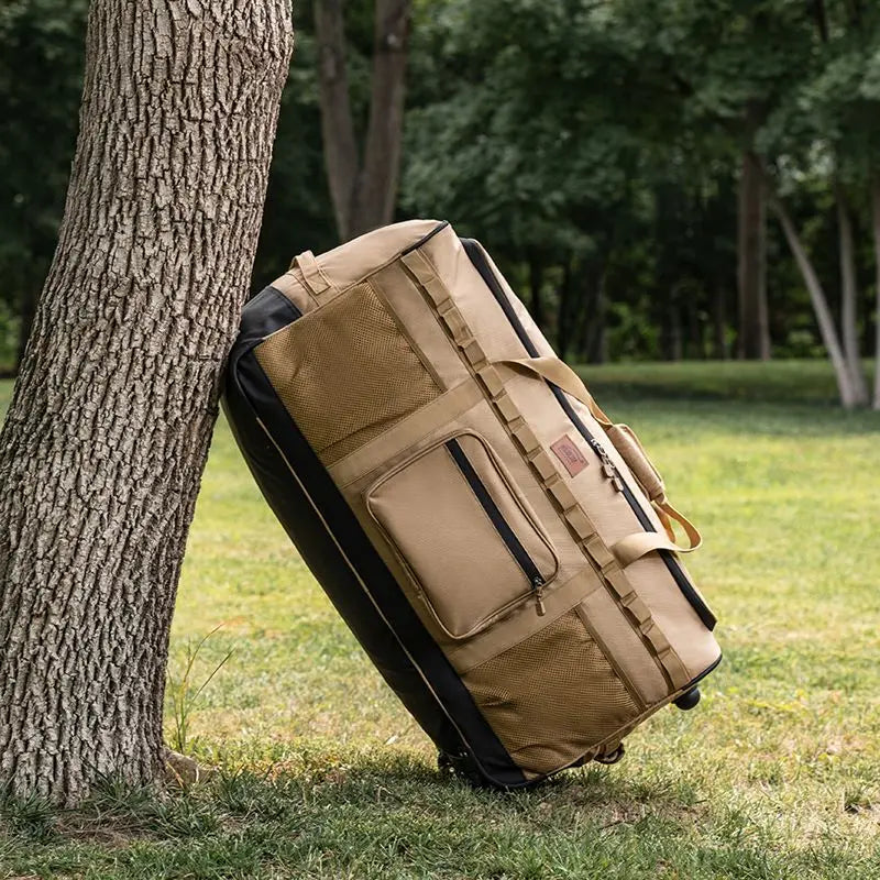 130l Outdoor Large-Capacity Trolley Backpack Thickened Storage