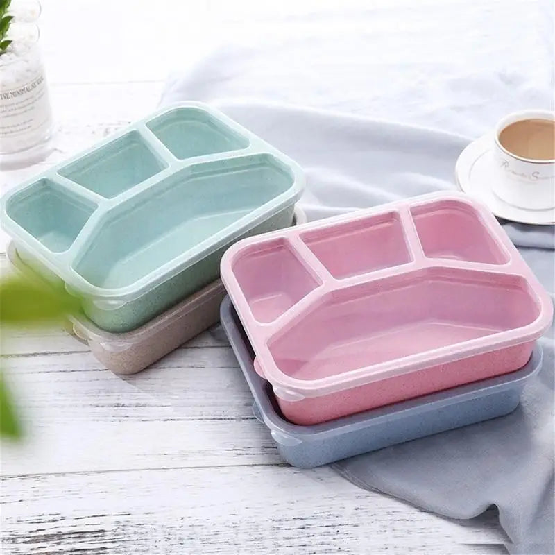 Pc Lattices Lunch Box Microwavable Bento Box Cartoon