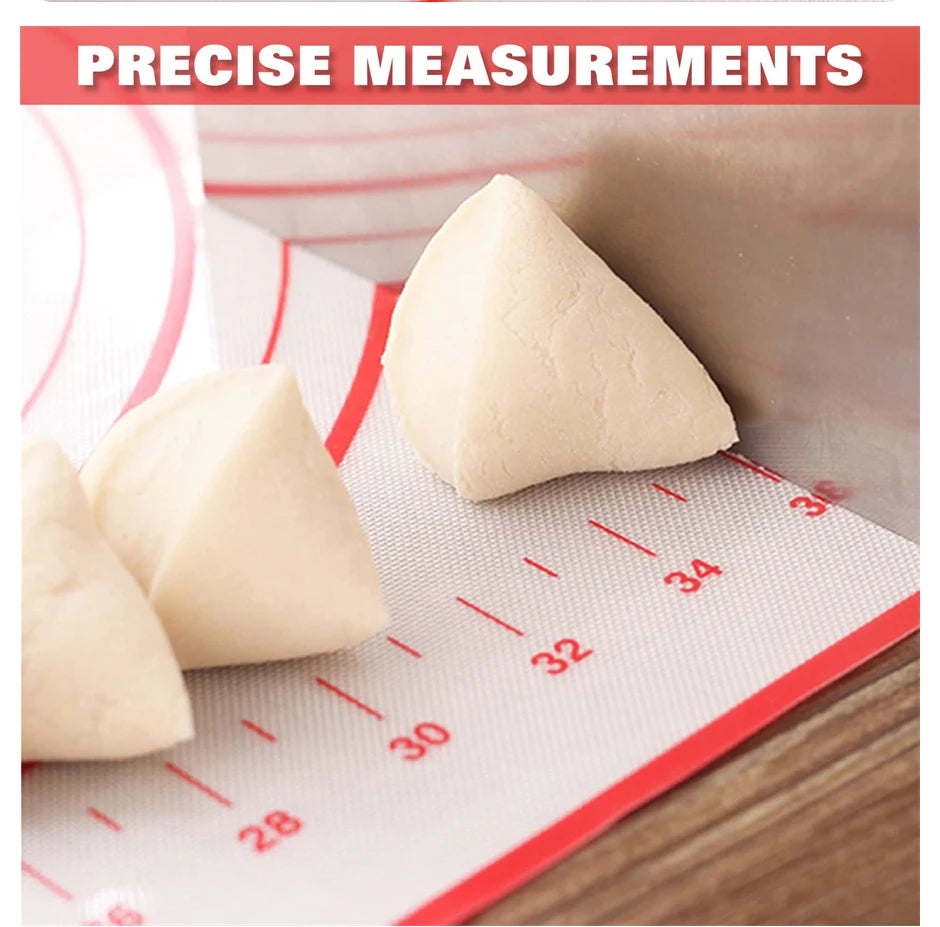 20x16 Inch Lager Silicone Pastry Mat Rolling Dough