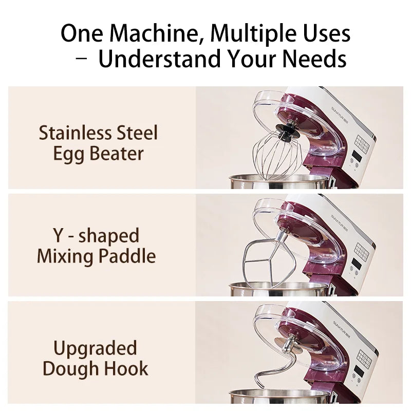 Sunatur 1063 Stand Mixer 1300w 5l Automatic Dough