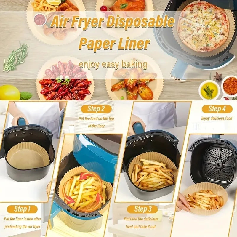 Disposable Air Fryer Paper Square Airfryer Baking Paper
