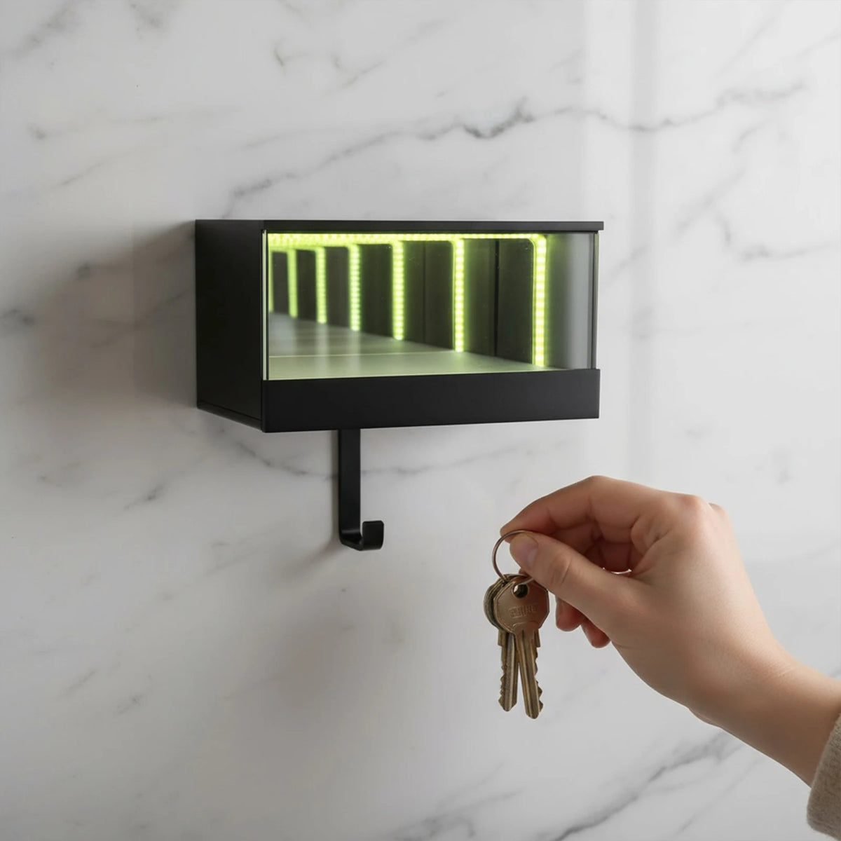 Wall Mount Garage Keychain Car Key Storage Rack