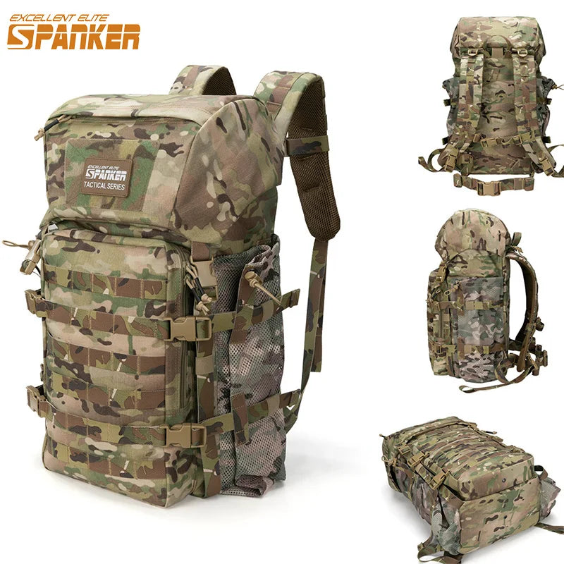 Tactical Backpack Outdoor Hiking Sport Knapsack 500d Nylon