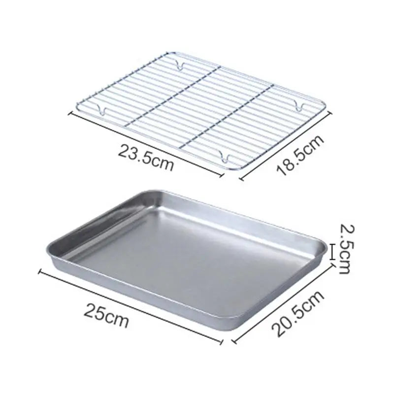 Stainless Steel Baking Tray Cooling Rack Grid Drying
