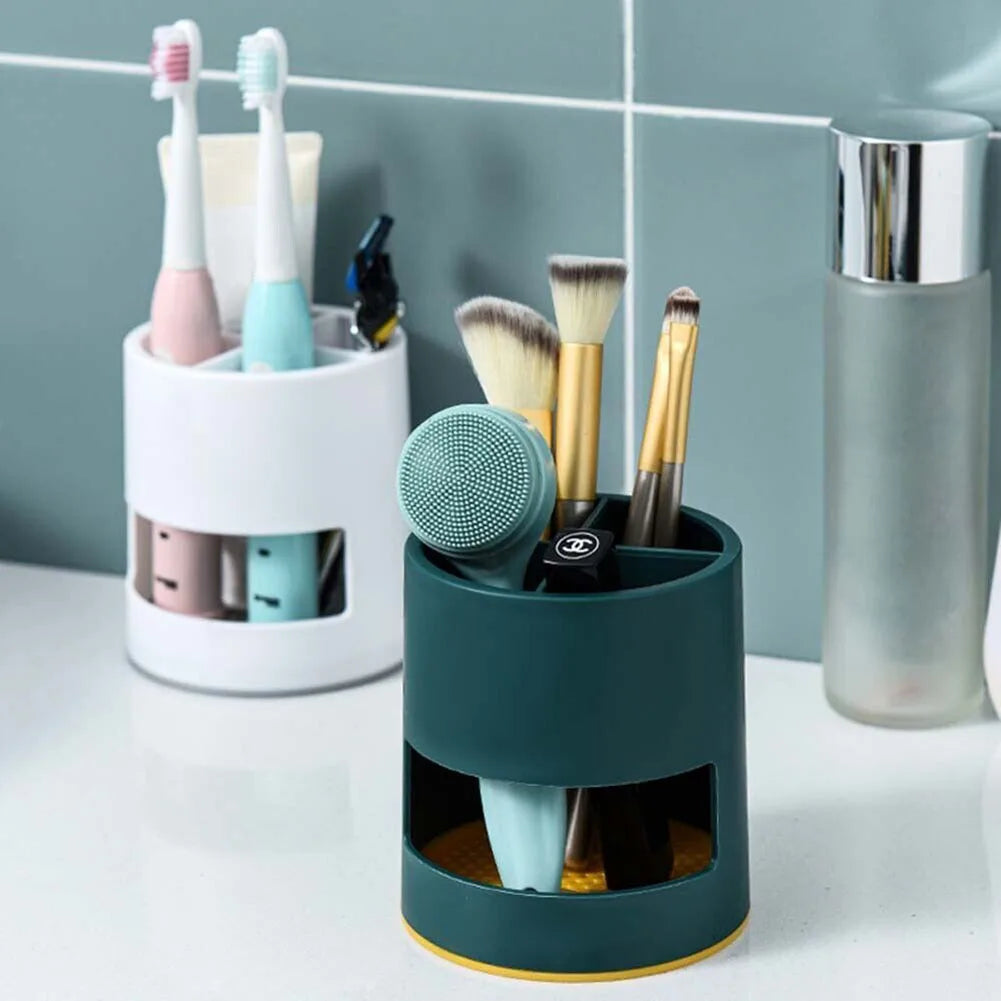 Toothbrush Holder Drain Rack Spoon Storage Makeup Brush