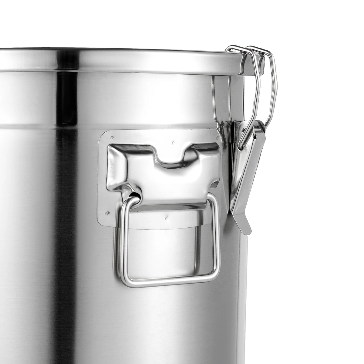 21/33l Stainless Steel Storage Bucket Lid & Handles