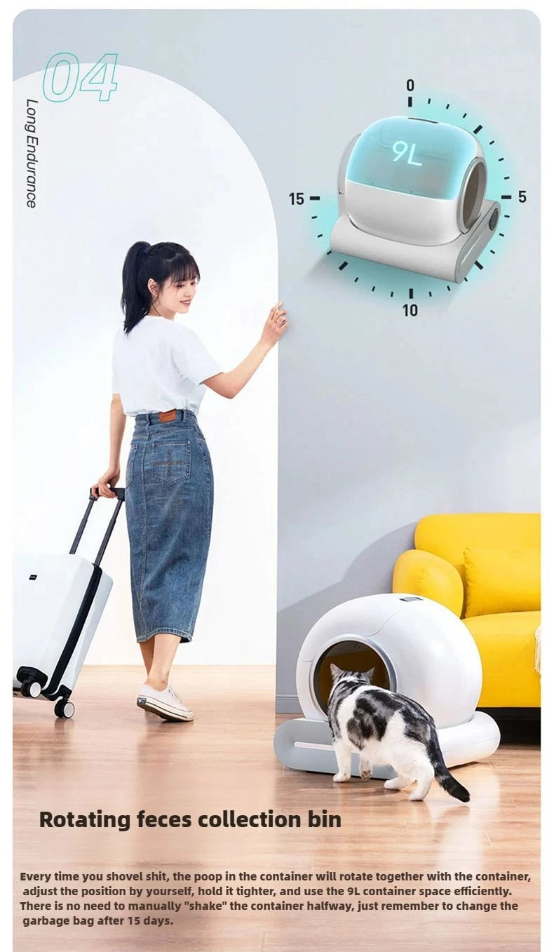 Smart Cat Litter Box Pets Automatic Cleaning Electric