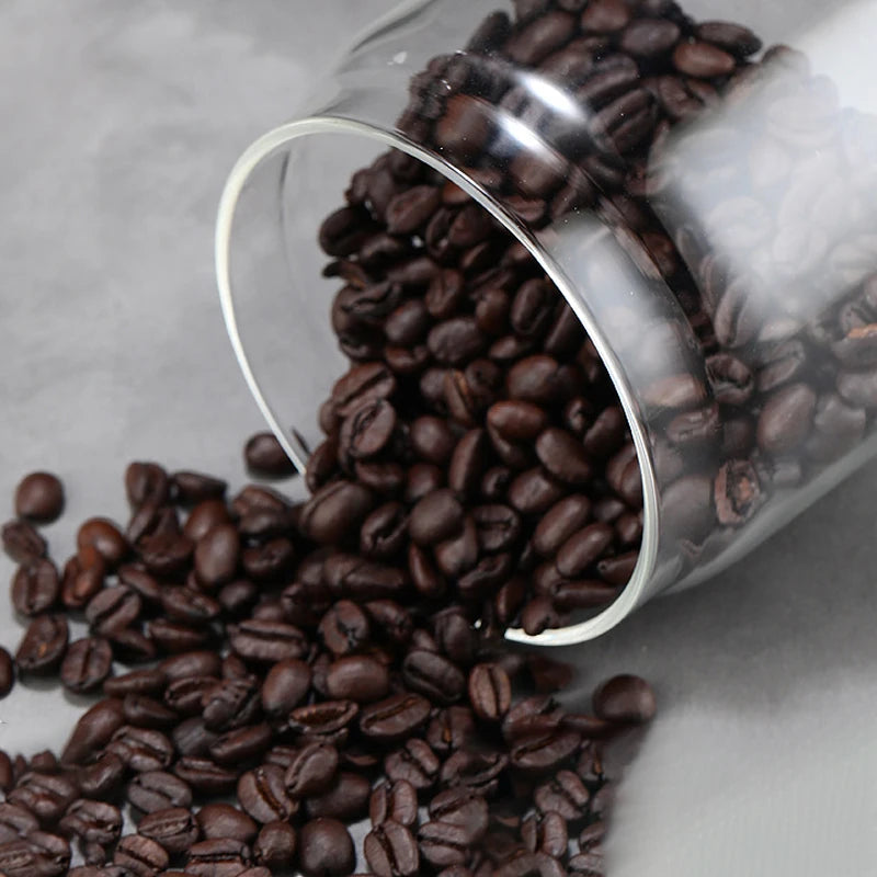 Vacuum Sealed Tank Coffee Bean Glass Sealed Jar
