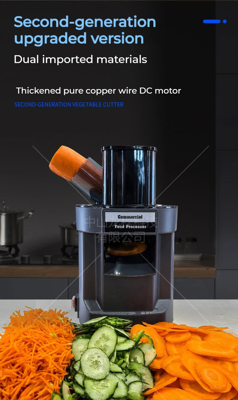 220v Vegetable Chopper Electric Cutting Machine Carrot Potato