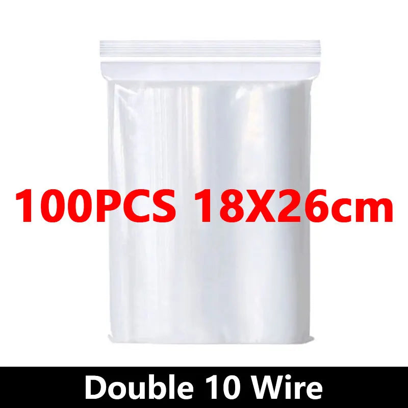 Small Zip Lock Plastic Bags Reclosable Transparent Bag