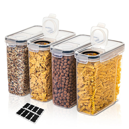 Cereal Containers Storage Of 2/3/4 5l 84oz Airtight