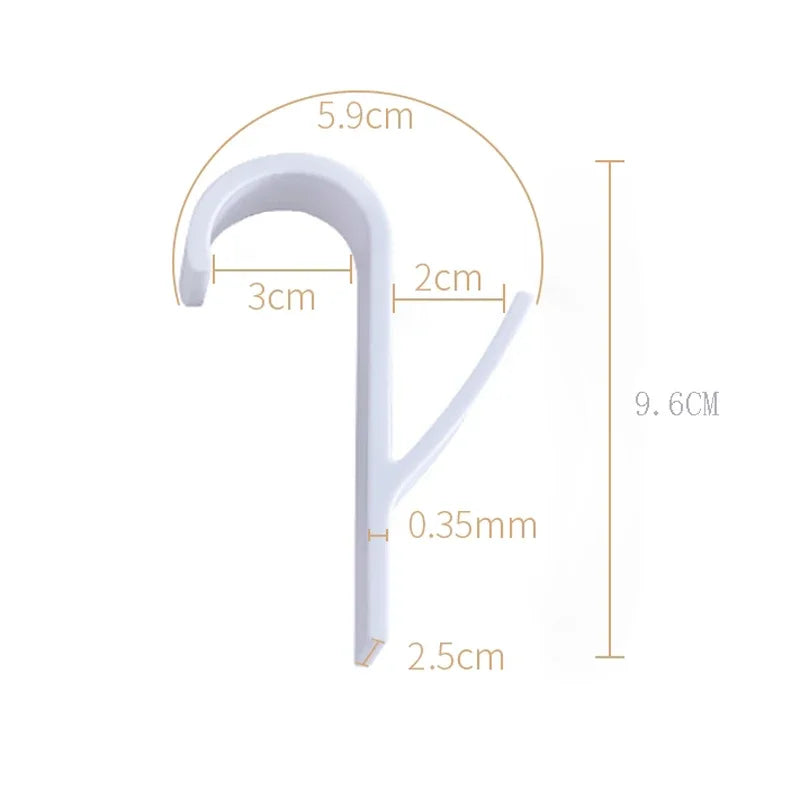 1/40pcs Bathroom Hanger Clips Heated Towel Radiator Rail