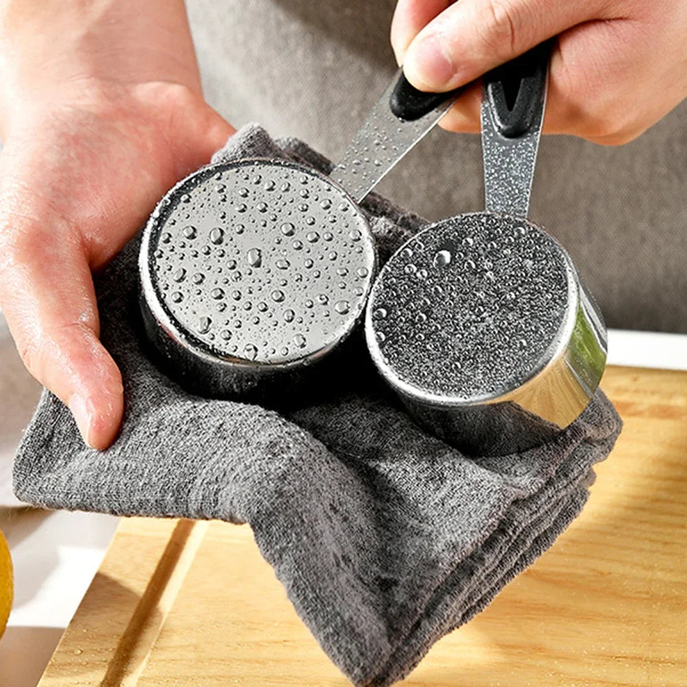 5/10pcs Stainless Steel Measuring Cups Spoons Baking Cake