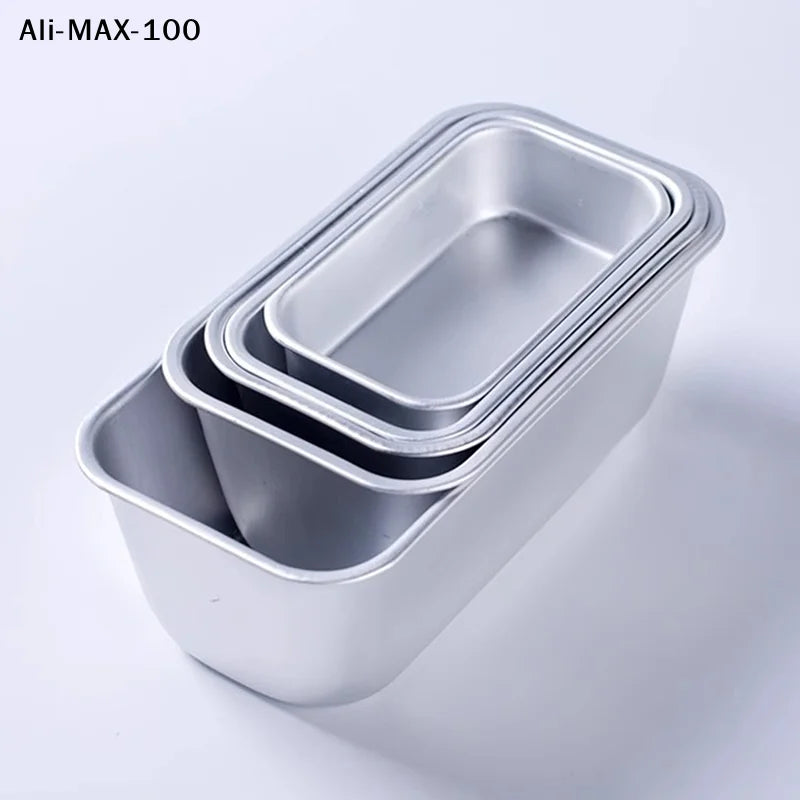 Ays 1pc Rectangular Mold Aluminum Alloy Lunch Meat