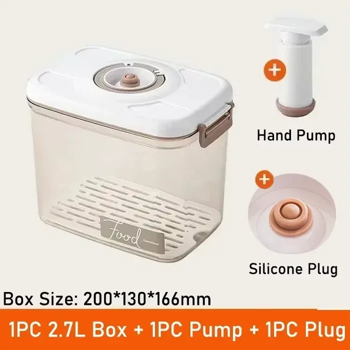 Vacuum Food Storage Box Fresh-Keeping Canister Sealed Storage