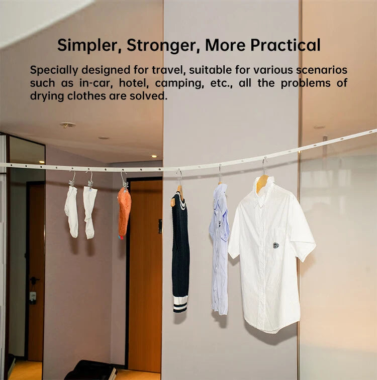 6m Retractable Car Drying Multi-Function Drying Rack Self-Driving