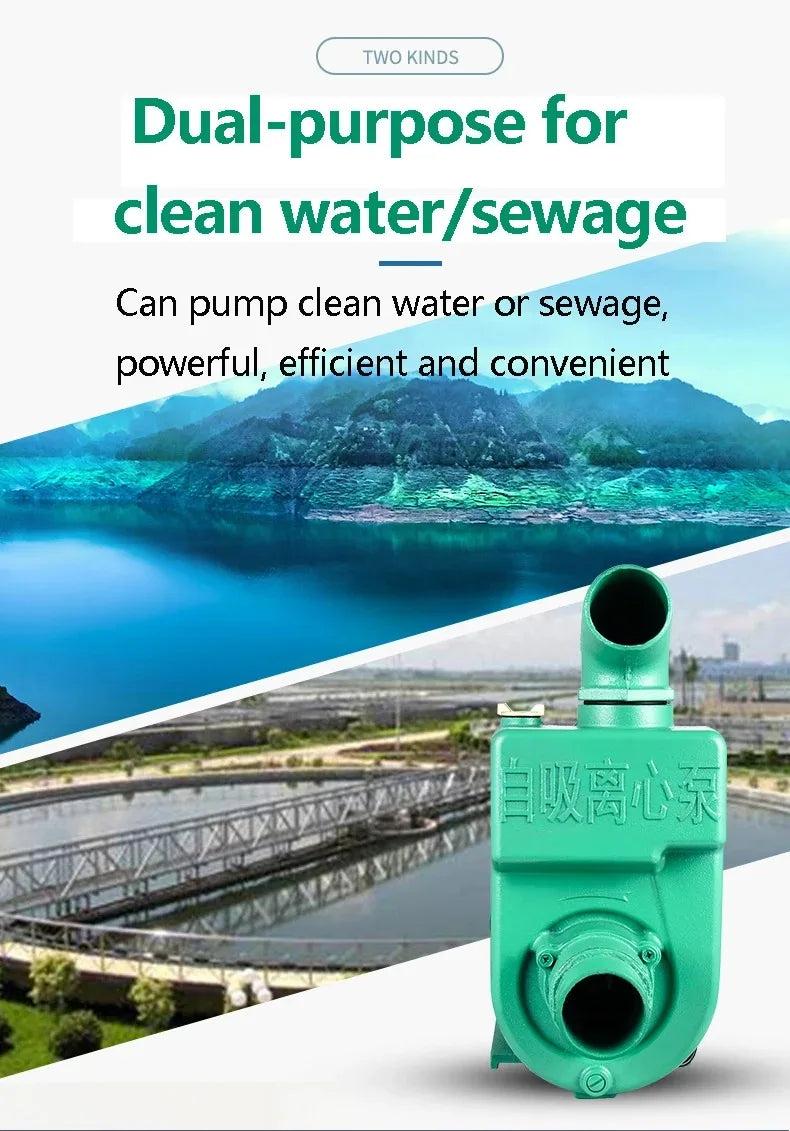 Ac220v / Ac380v High-Flow Sewage/Water Pump High-Pressure Water