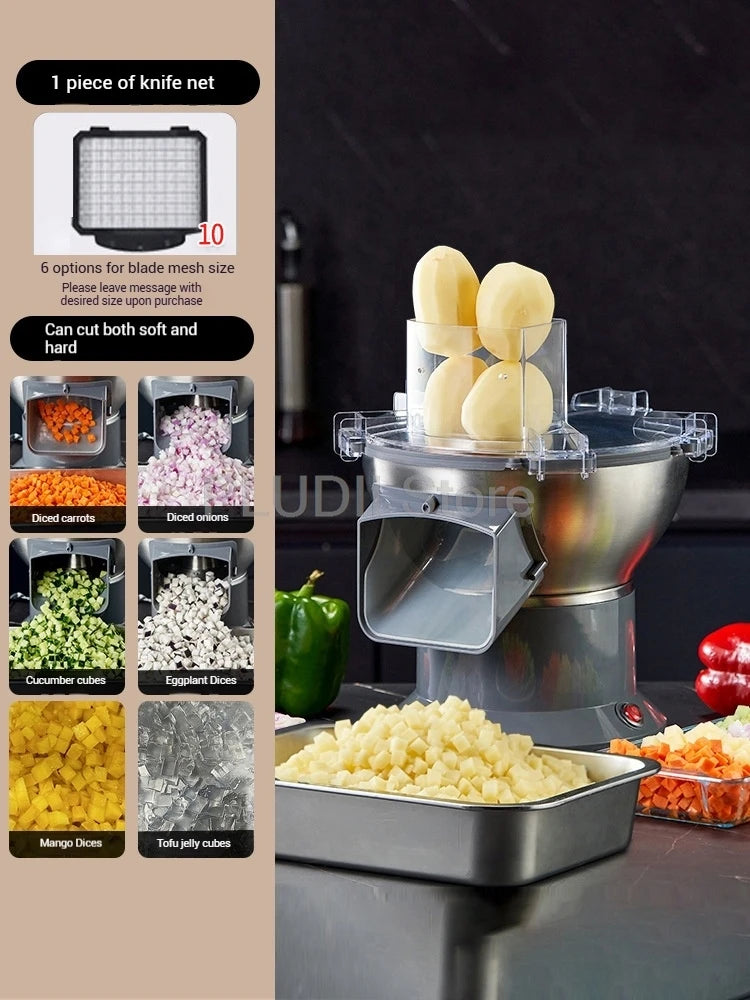 M1 Commercial Electric Vegetable Dicer Food Processor Compact