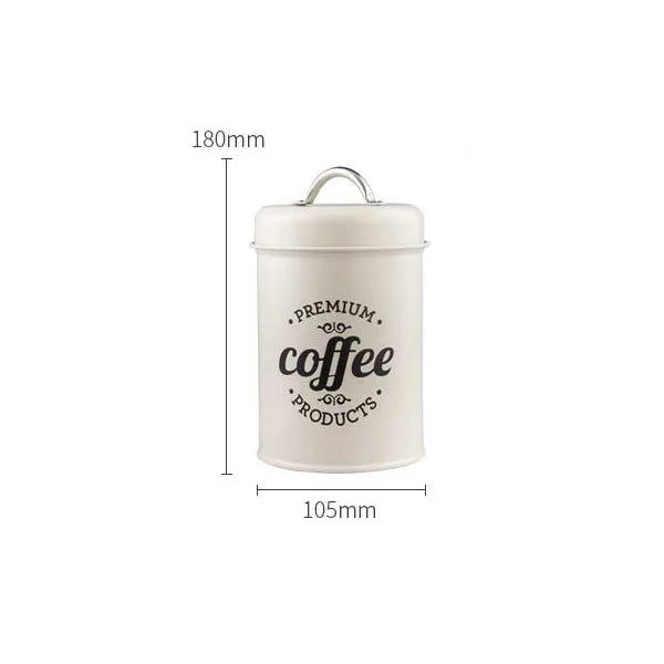 Canisters Coffee Tea Sugar Flour Metal Tin Jars