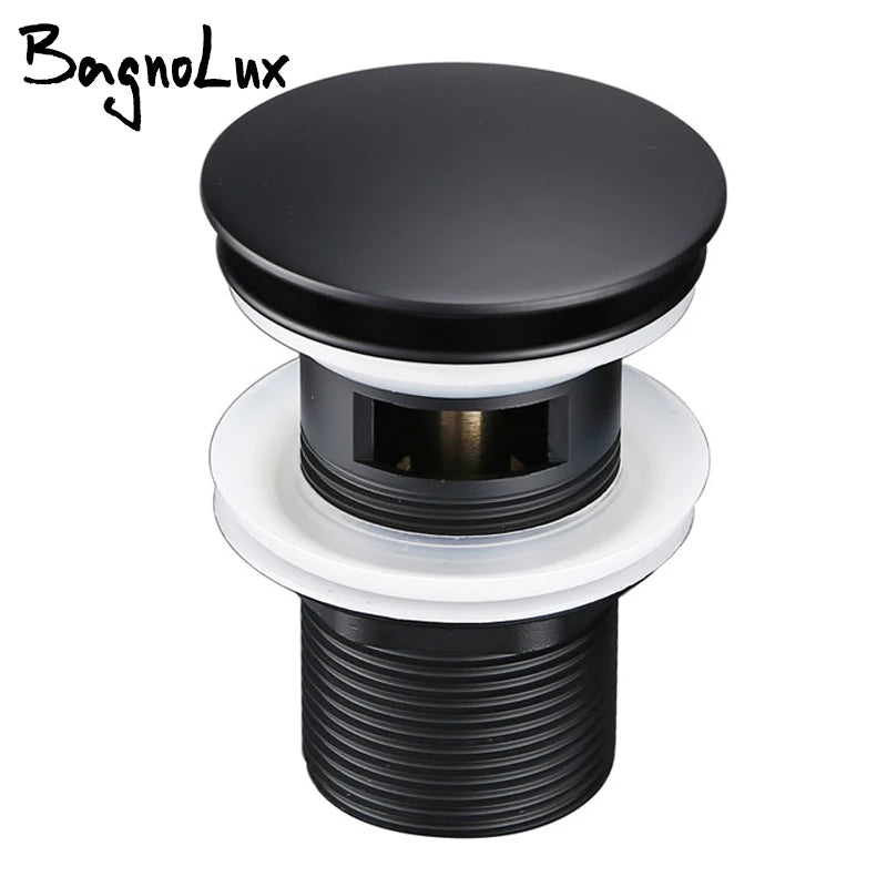 Bathroom Basin Gunmetal Pop-Up Drain Waste Stopper Sink