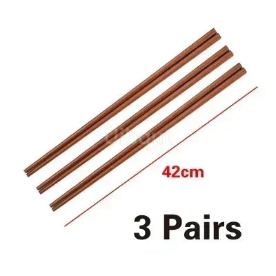 Long Chopsticks Noodles Fried Pot Chinese Style Wooden