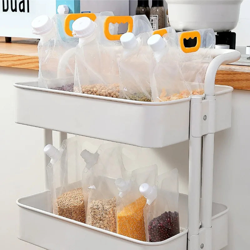 Sealable Grain Storage Bag Insect Proof Rice Dispenser